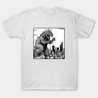 Godzilla destroying the city T-Shirt